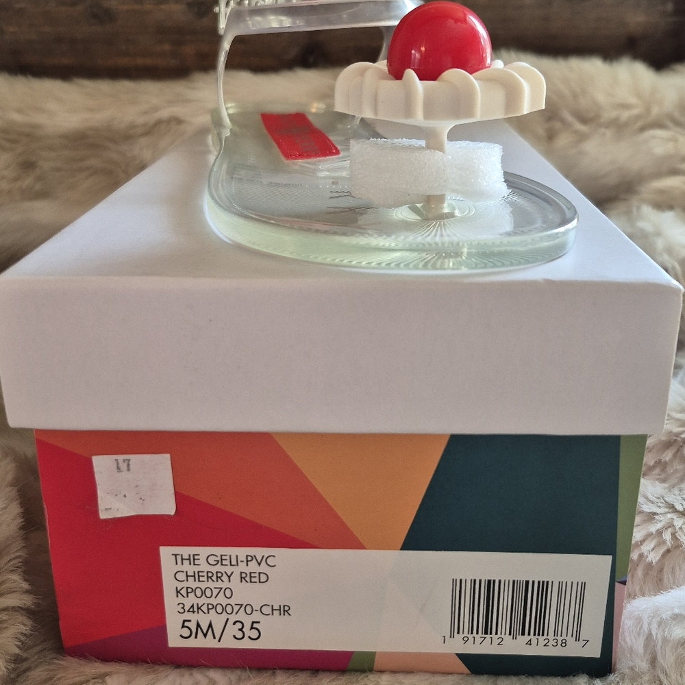 π NWOT Katy Perry - Geli Cherry-Whip Sandals π - Picture 9 of 10